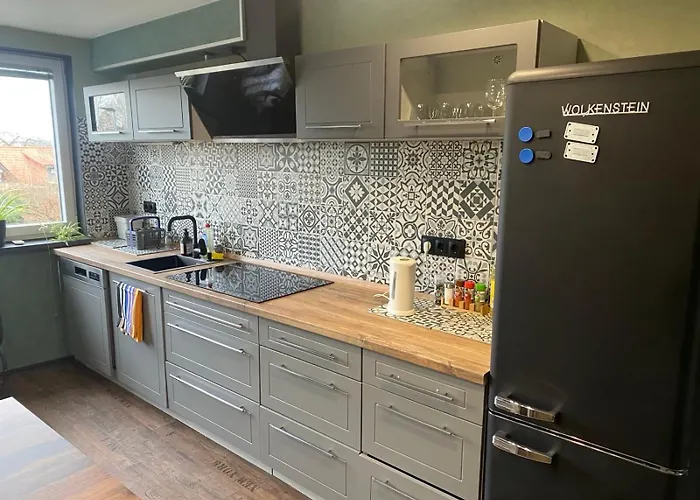 Apartman Charmante Fachwerkhaushaelfte Mit Sauna